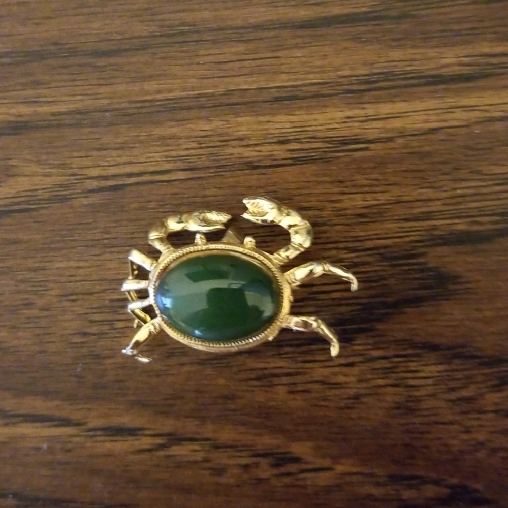 Vintage Crab Brooch